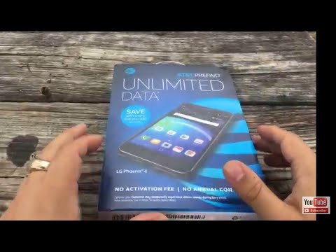 LG Phoenix 4 Unboxing Hands On Review of Specs ATT Prepaid