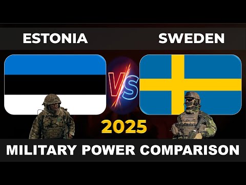 Estonia vs Sweden Military Power 2025 | Sweden vs Estonia Military Power 2025