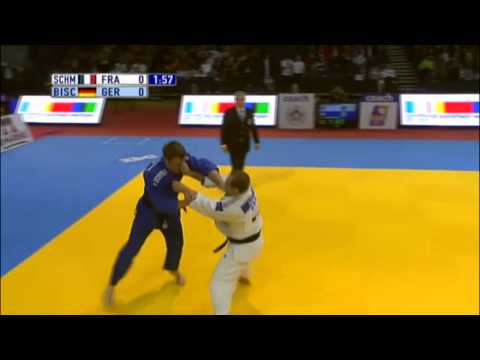 Judo Grand Prix Düsseldorf 2012 Finale bis 81kg Ole Bischoff vs. Alain Schmitt.m4v