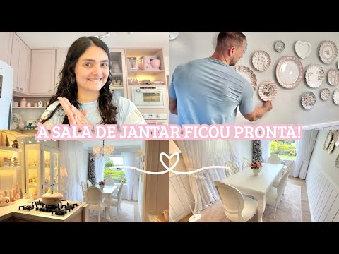 I'M BACK WITH LOTS OF NEWS! THE DINING ROOM IS READY! IT'S A DREAM 🥹 - Bianca Amor de Casinha
