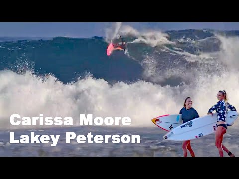 Big Epic Haleiwa WSL Surfers Lakey Peterson, Carissa Moore Caroline Marks Hawai’i