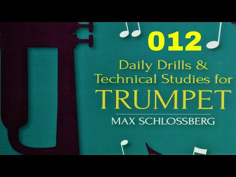Max Schlossberg Long Notes Drills for Trumpet 012