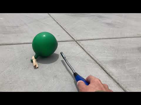 Home-made hydrogen deflagration