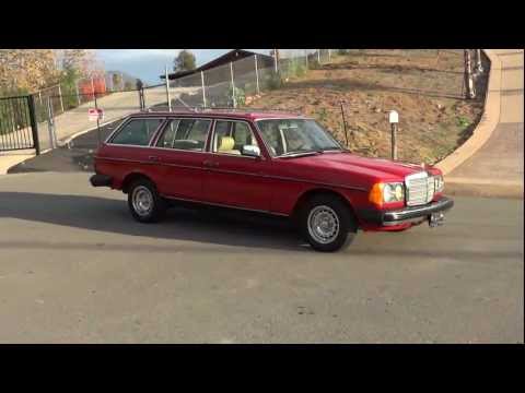 300TD Mercedes Benz W123 TDI Turbo Diesel KOMBI Station Wagon Red Estate