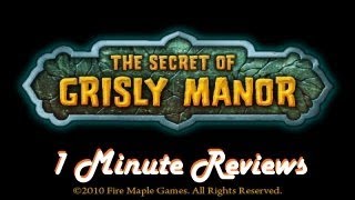interghost's 1 Minute Reviews - THE SECRET OF GRISLY MANOR