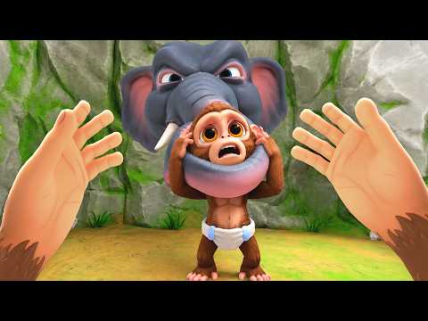 This Elephant CHOKES My Tiny Monkey Friend i VR