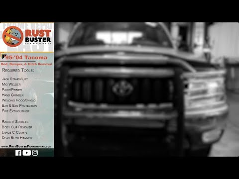 95-04 1st Gen Tacoma Hitch, Rear Bumper & Bed Removal Guide - How-To