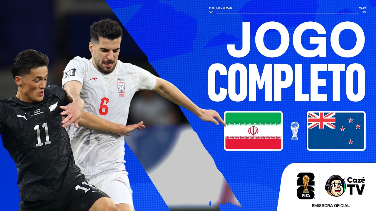 JOGO COMPLETO: IRÃ X NOVA ZELÂNDIA | COPA DO MUNDO FIFA™ 2026 | 1ª RODADA | FASE DE GRUPOS