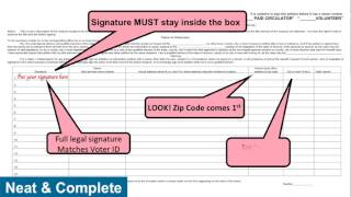 ***OLD*** SOS AZ Petition Circulation Training Video