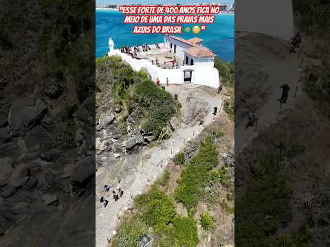 Esse Forte Histórico em Cabo Frio fica no meio de um mar surreal 🇧🇷 | Forte São Mateus
