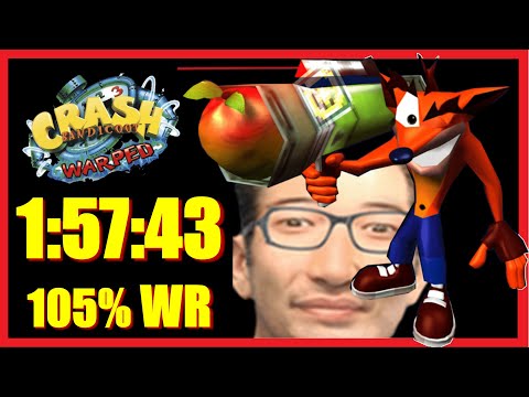 (FWR) Crash 3 105% Speedrun in 1:57:43