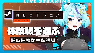 【Steam】Nextフェス6月エディションの体験版を遊ぶ！｜ドット絵縛り👾｜DEMO