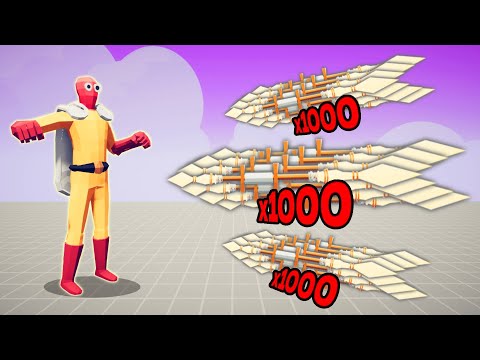 1000x OVERPOWERED GOOD SPEAR VS UNITS | TABS - Totally Accurate Battle Simulator