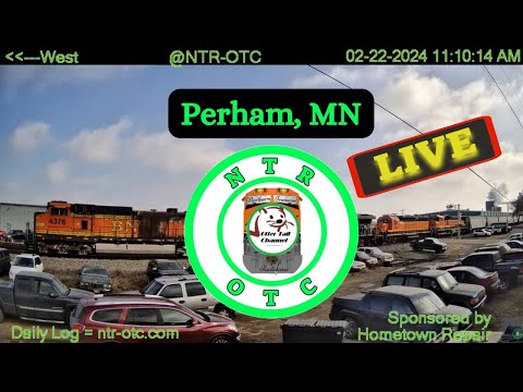 Perham Railroad East Webcam in MN live webcam