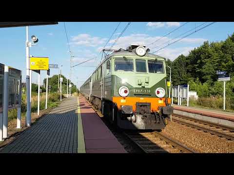 EP07 Pociąg IC HALNY relacji Zakopane-Bydgoszcz Główna szybki przelot przez Czarnolesie