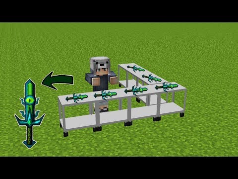 ENDERMAN'İN KILIÇ FABRİKASINI YAPIYORUZ! - Minecraft