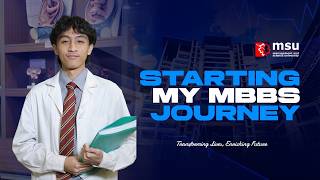 Starting My MBBS Journey | Ibrahim Zenki at MSU