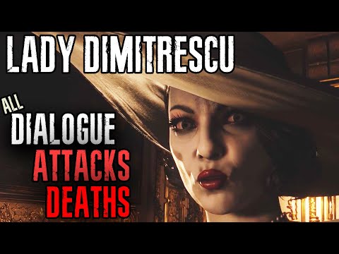 ALCINA DIMITRESCU - All Deaths, Attacks, and Dialogue - Resident Evil 8: Village