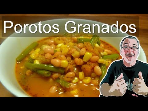 Porotos Granados a chilean squash stew