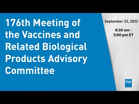 176th Meeting of the Vaccines and Related Biological Products Advisory Committee