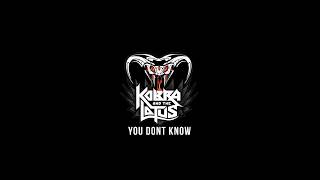 KOBRA AND THE LOTUS - You Don't Know (Lyric Video)