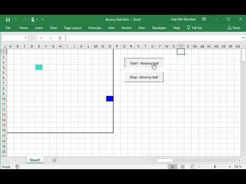 Bouncy Ball - VBA Excel