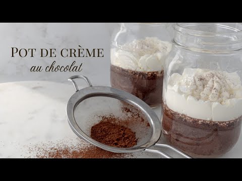 (Subtitles) Pot de crème au chocolat | Chocolate pot de crème | Low-carb, Keto, slow coocker