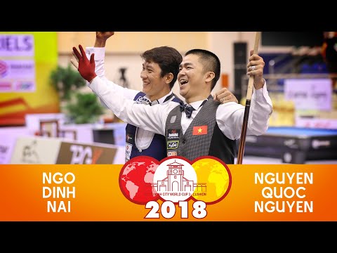 HoChiMinh 3-Cushion World Cup 2018 - Ngo Dinh Nai vs Nguyen Quoc Nguyen