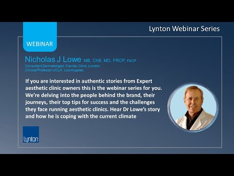 Lynton Lasers Free Webinar: Expert Speaker Series Live Q&A with Dr Nick Lowe