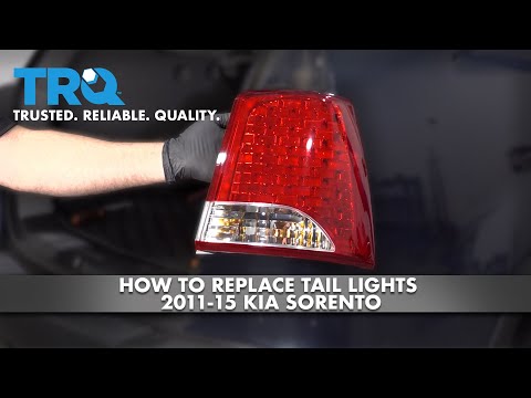 How To Replace Tail Lights 2011-15 Kia Sorento