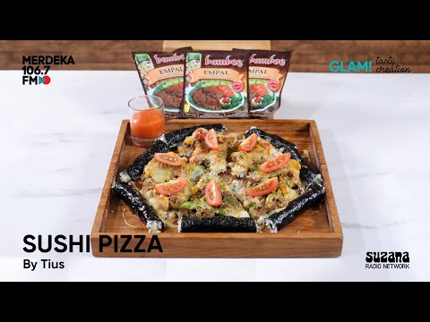 Resep Sushi Pizza. Masakan Jepang + Masakan Italia? Enak Loh!