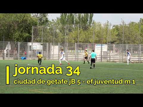 J34. Ciudad de Getafe jB 5 - EF Juventud Madrid 1 2-0 Chupe