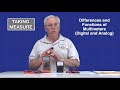 Comparing A Digital And Analog Multimeter Updated