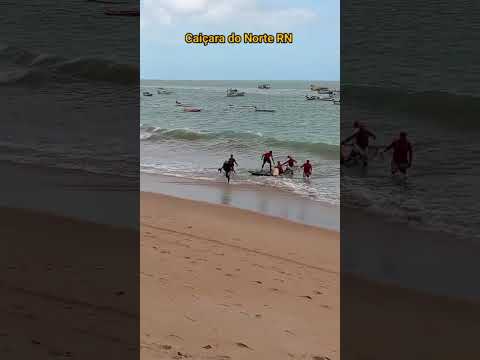 Pelas trilhas do RN. estamos na Praia de Caiçara do Norte.