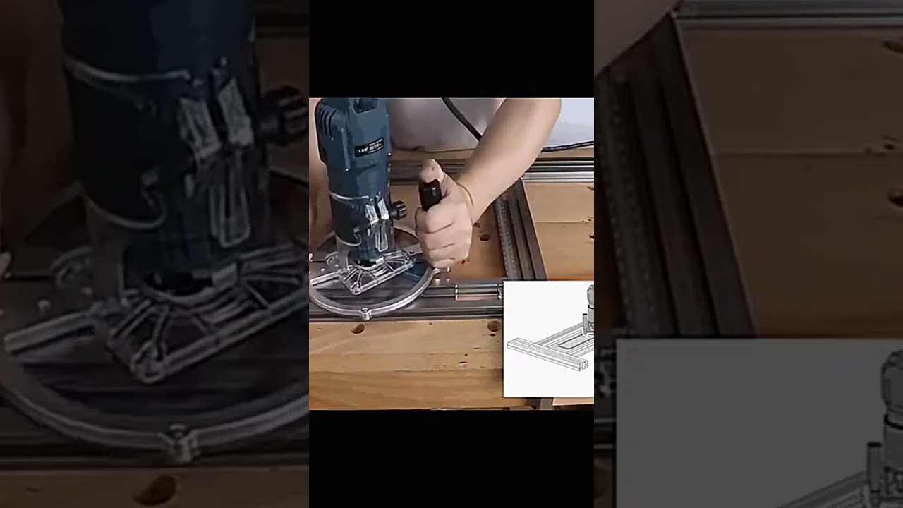 Groove Milling Router Bit 🔧 | CNC Wood Engraving & Guide Rail Tool  #woodworking #tools #machine