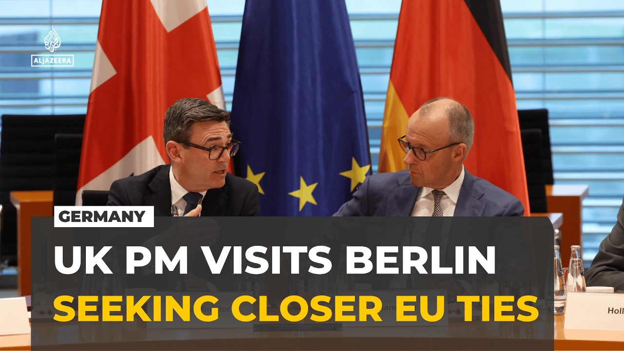 UK PM Andy Burnham meets Germany’s Merz in Berlin, seeking closer EU ties