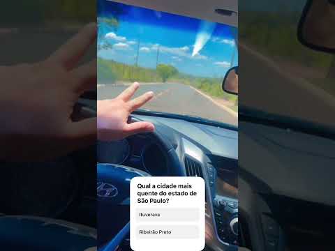Qual a cidade mais quente do estado de São Paulo? #music #ribeiraopreto #enquete #newyork #tendencia