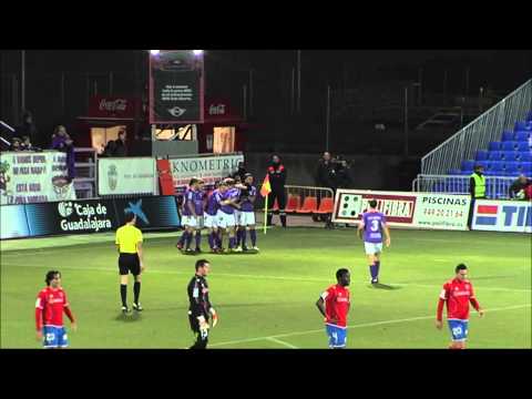La Liga | Gol de Azkorra (3-0) en el CD Guadalajara - CD Numancia | 08-12-2012 | J17
