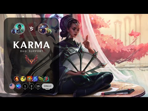 Karma Support vs Yuumi - NA Grandmaster Patch 13.9