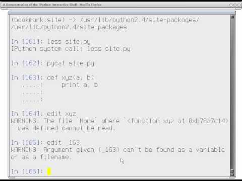 Ipython Interactive Shell