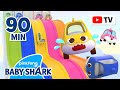 Beep Beep Learn Colors With Toy Car Baby Shark Compilation Baby Shark Official