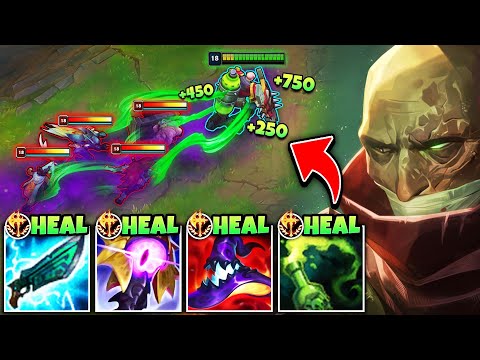 Singed but my poison is an endless wave of healing (THIS IS SO BROKEN)