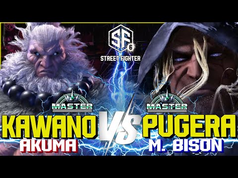SF6 ▰ KAWANO ( Akuma ) vs PUGERA ( M Bison ) ▰ SF6 High Level Gameplay