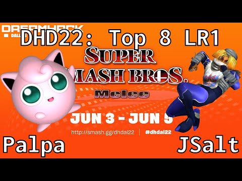 DHD22 - Palpa (Jigglypuff) vs JSalt (Sheik) - Top 8 LR1
