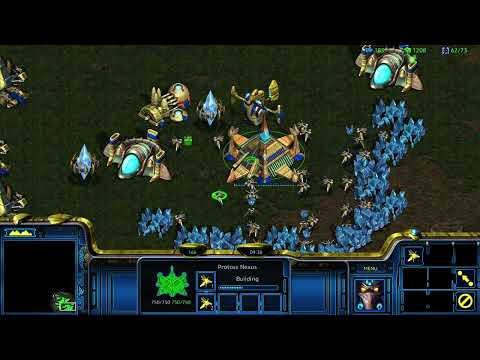 1 Protoss vs 7 Zergs Only Dragoons (Starcraft Remastered)