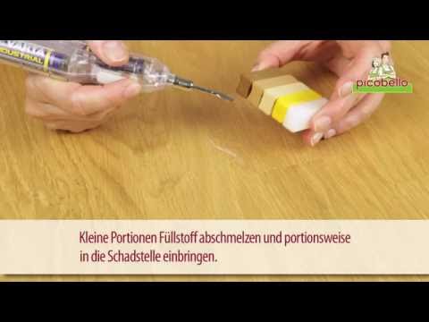 picobello // Reparatur-Set Premium - DIY reparieren geöltes Holz Parkett Möbel Arbeitsplatte Loch
