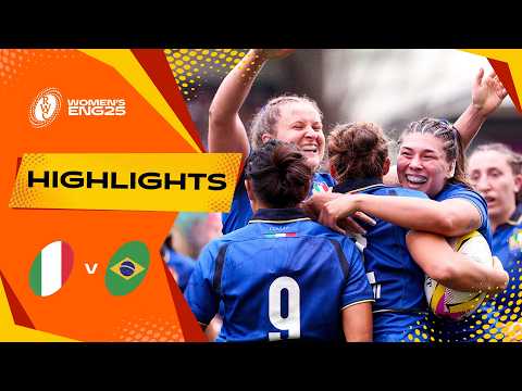 Italian brilliance 👌 | Italy v Brazil | Rugby World Cup 2025 | Highlights