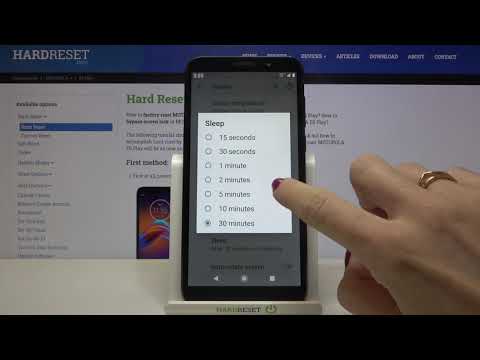 How to Adjust Screen Timeout in Motorola E6 Play – Change Screen Lock Time