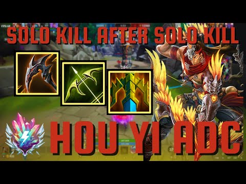 SOLO KILL AFTER SOLO KILL - Hou yi Adc Smite 2 Gameplay