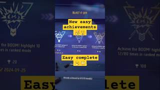 8000 😲 easy achievement points free fire new achievement mission #freefireachievemets